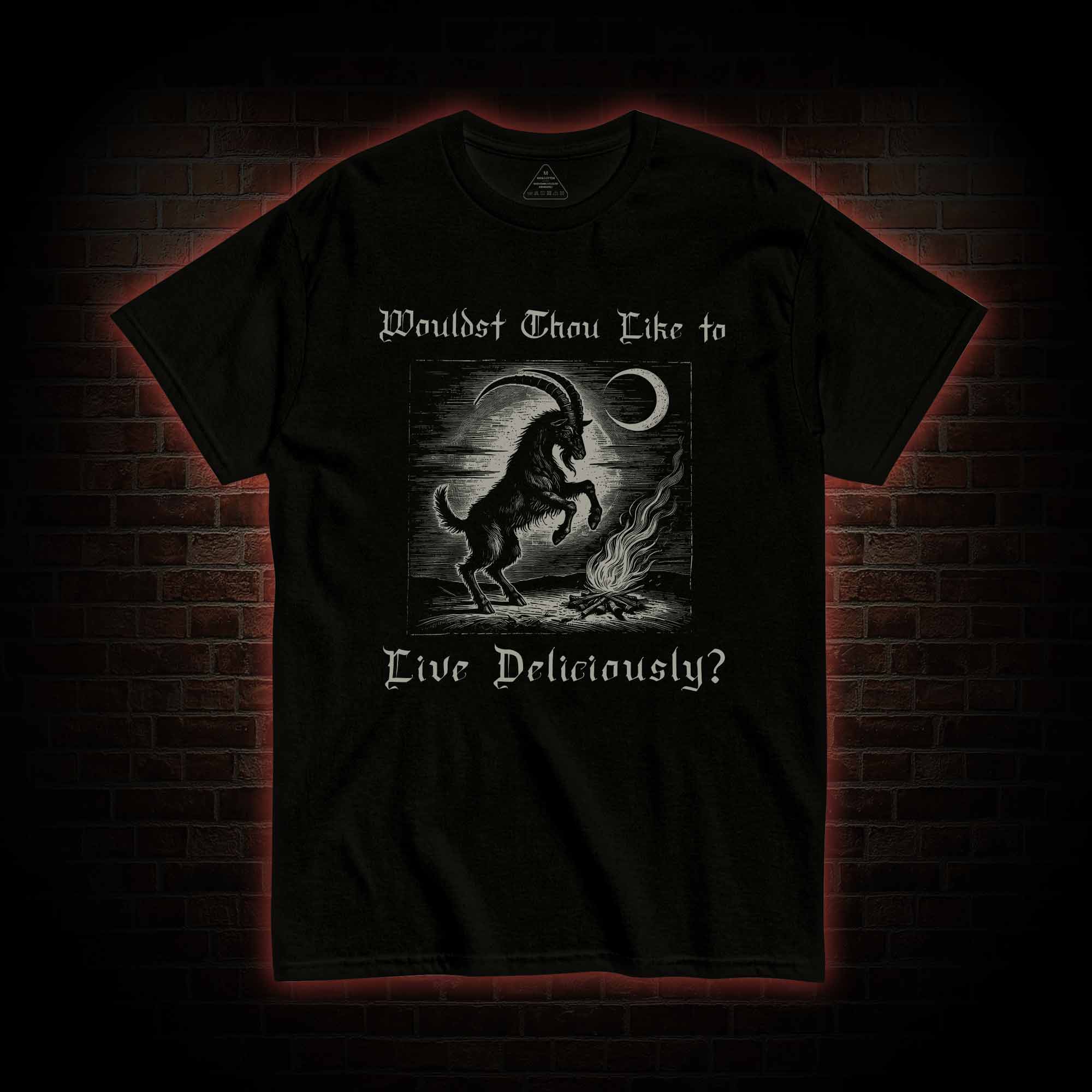 Live Deliciously Occult T-shirt 