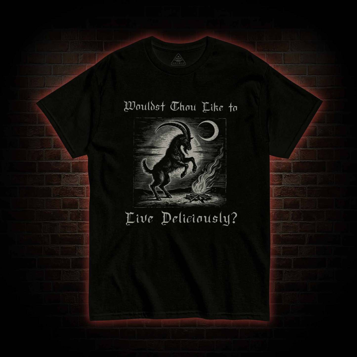 Live Deliciously Occult T-shirt 