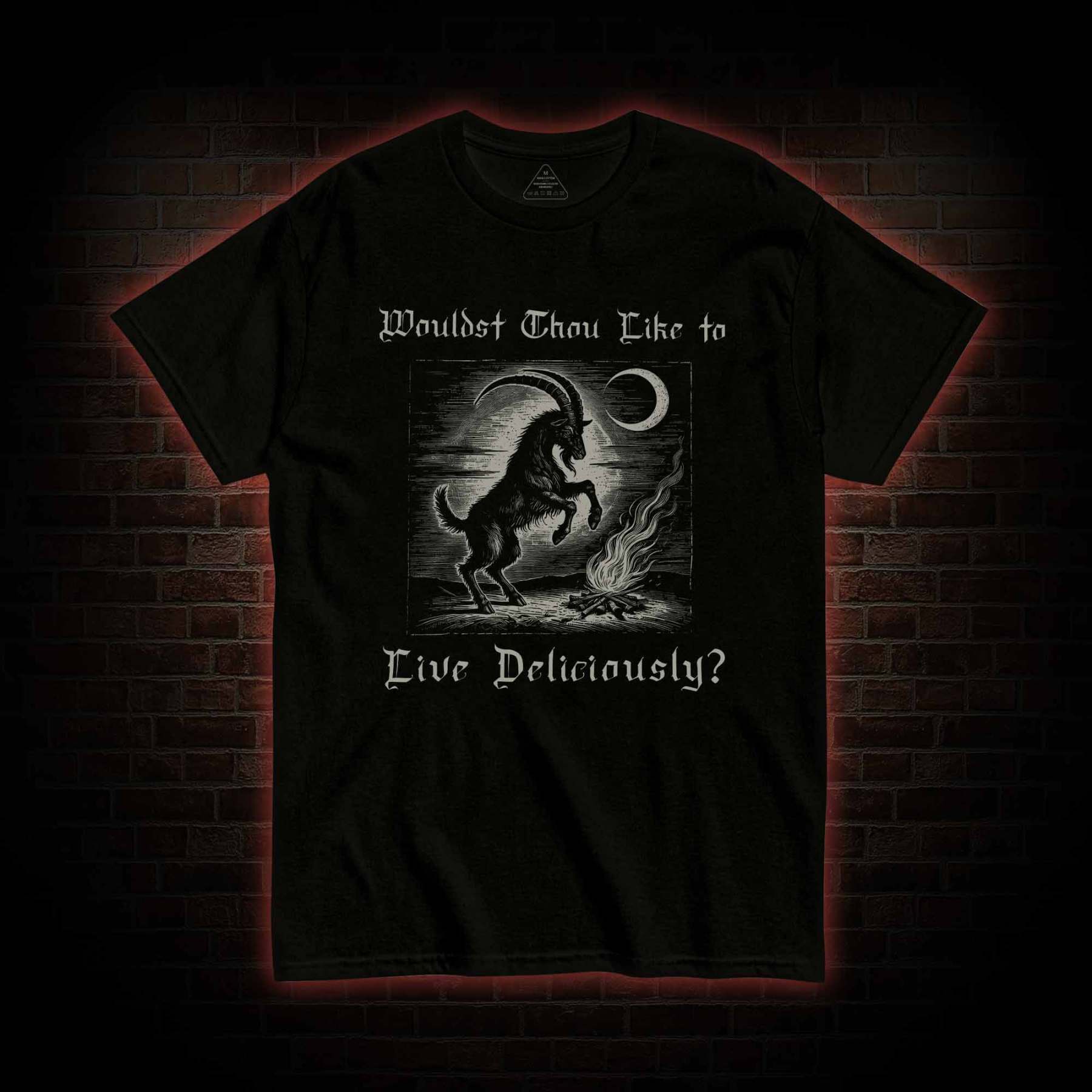 Live Deliciously Occult T-shirt 