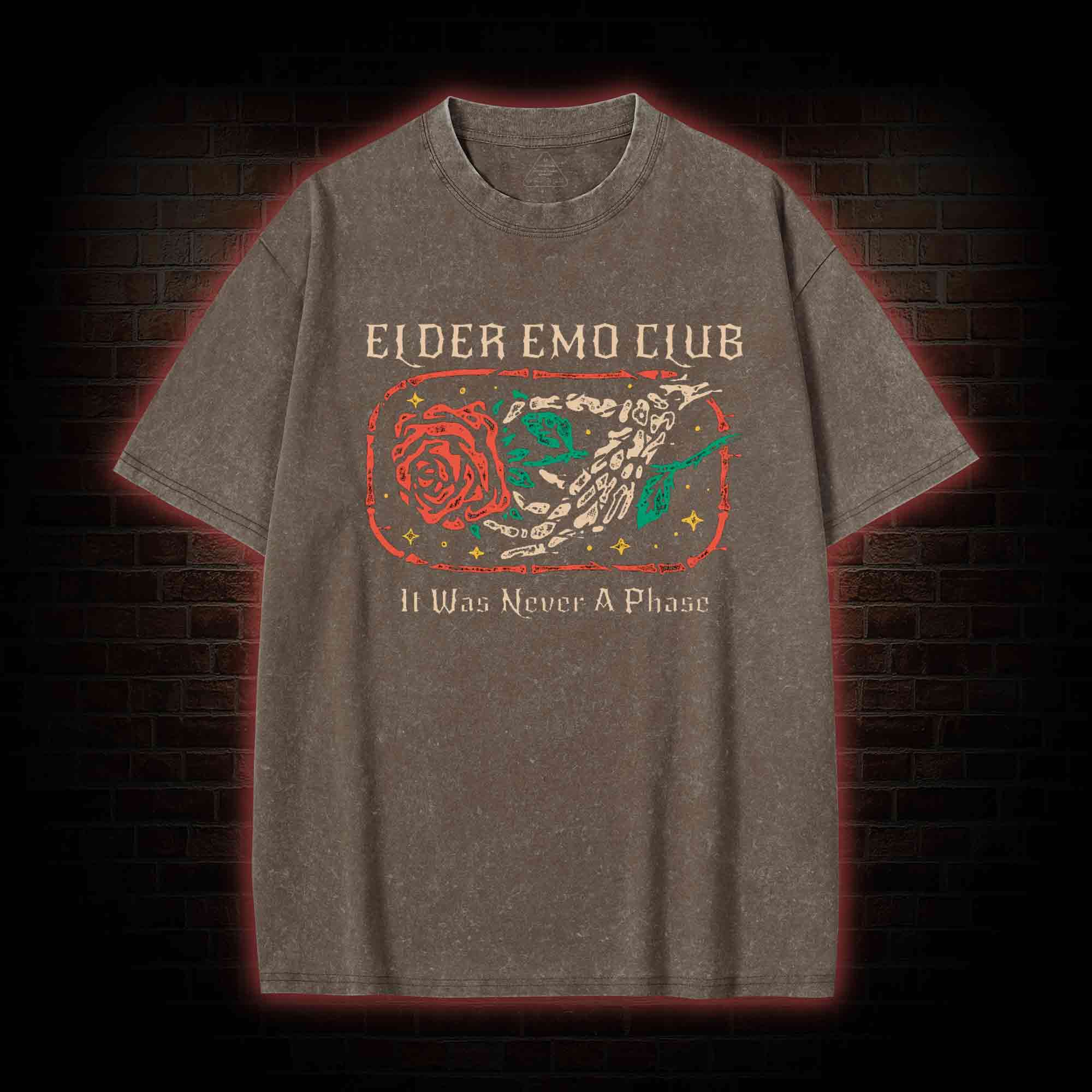 Elder Emo Club Washed T-Shirt