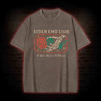 Elder Emo Club Washed T-Shirt