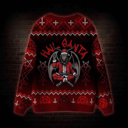 Hail Santa Cardigan Sweater
