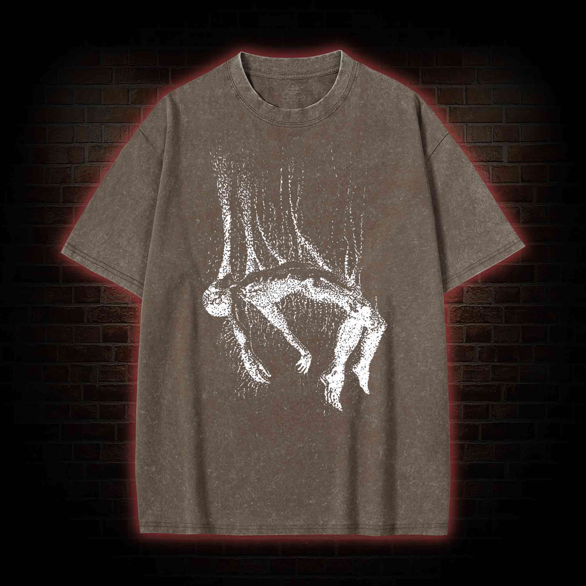 Body Falling From Sky Washed T-shirt