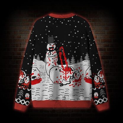 Killer Snowman Ugly Sweatshirts