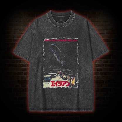 Alien No One Can Hear You Scream Washed T-shirt