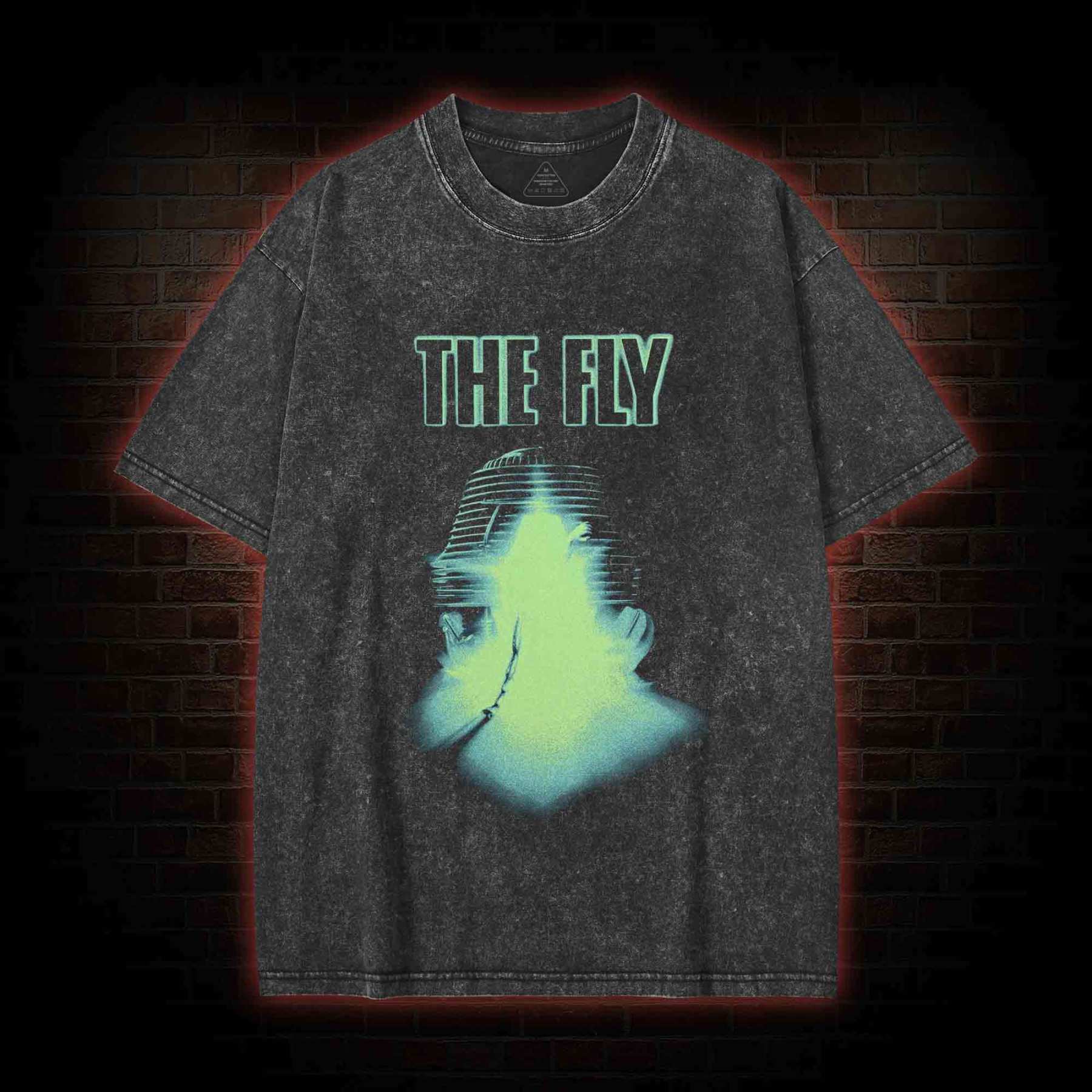 Be Afraid Be Very Afraid Washed T-shirt