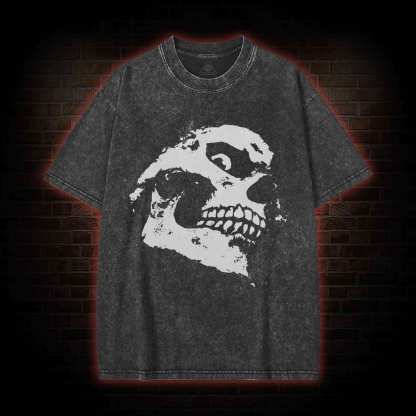 Retro Skull Washed T-shirt