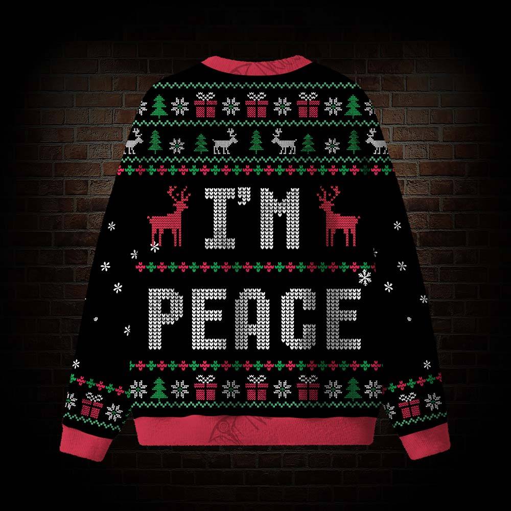 I Come in Peace Ugly Sweatshirts