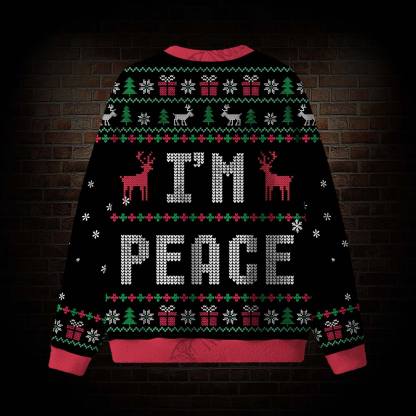 I Come in Peace Ugly Sweatshirts
