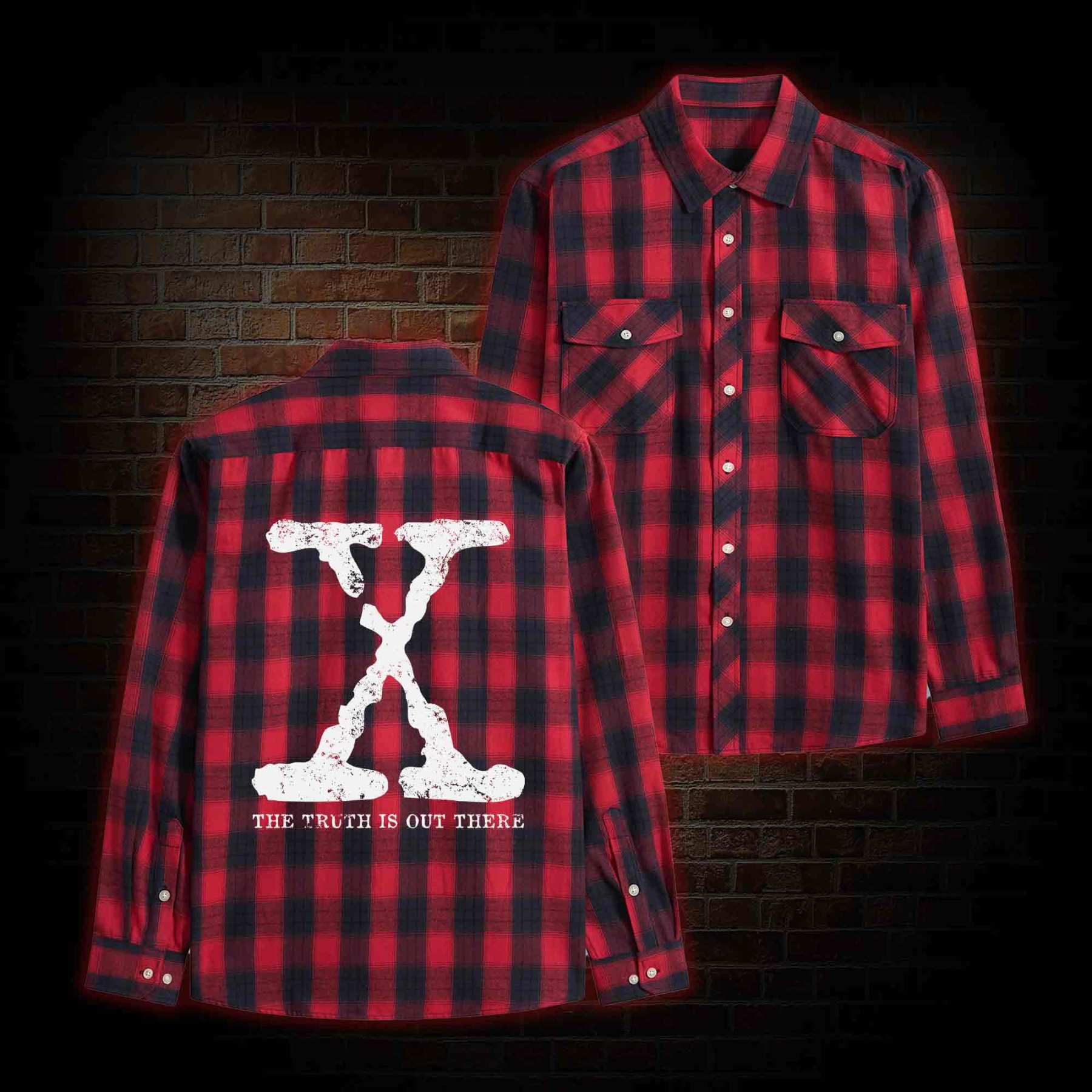 The Truth is Out There Retro Unisex Flannel Shirt