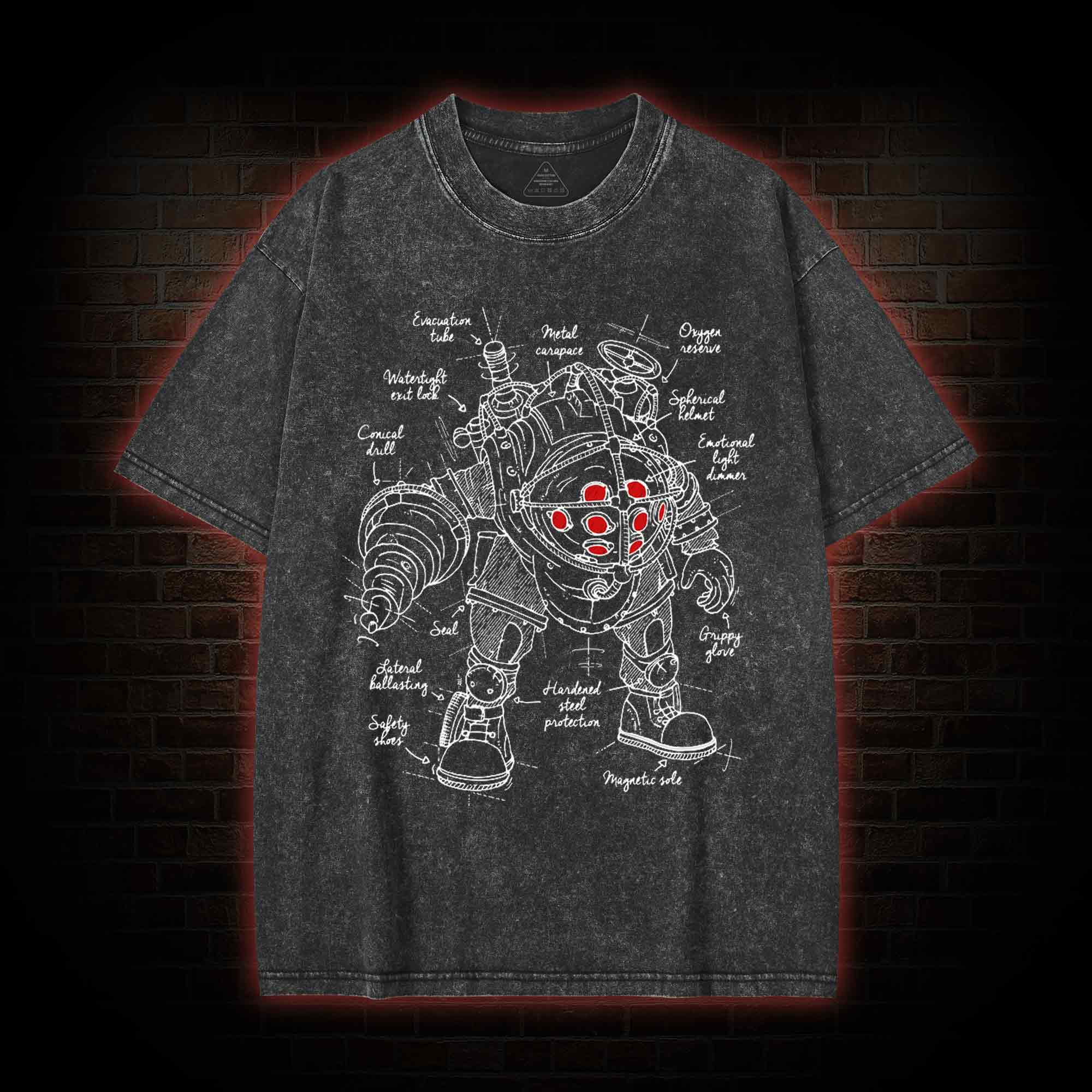 Deep-Sea Armor Washed T-shirt