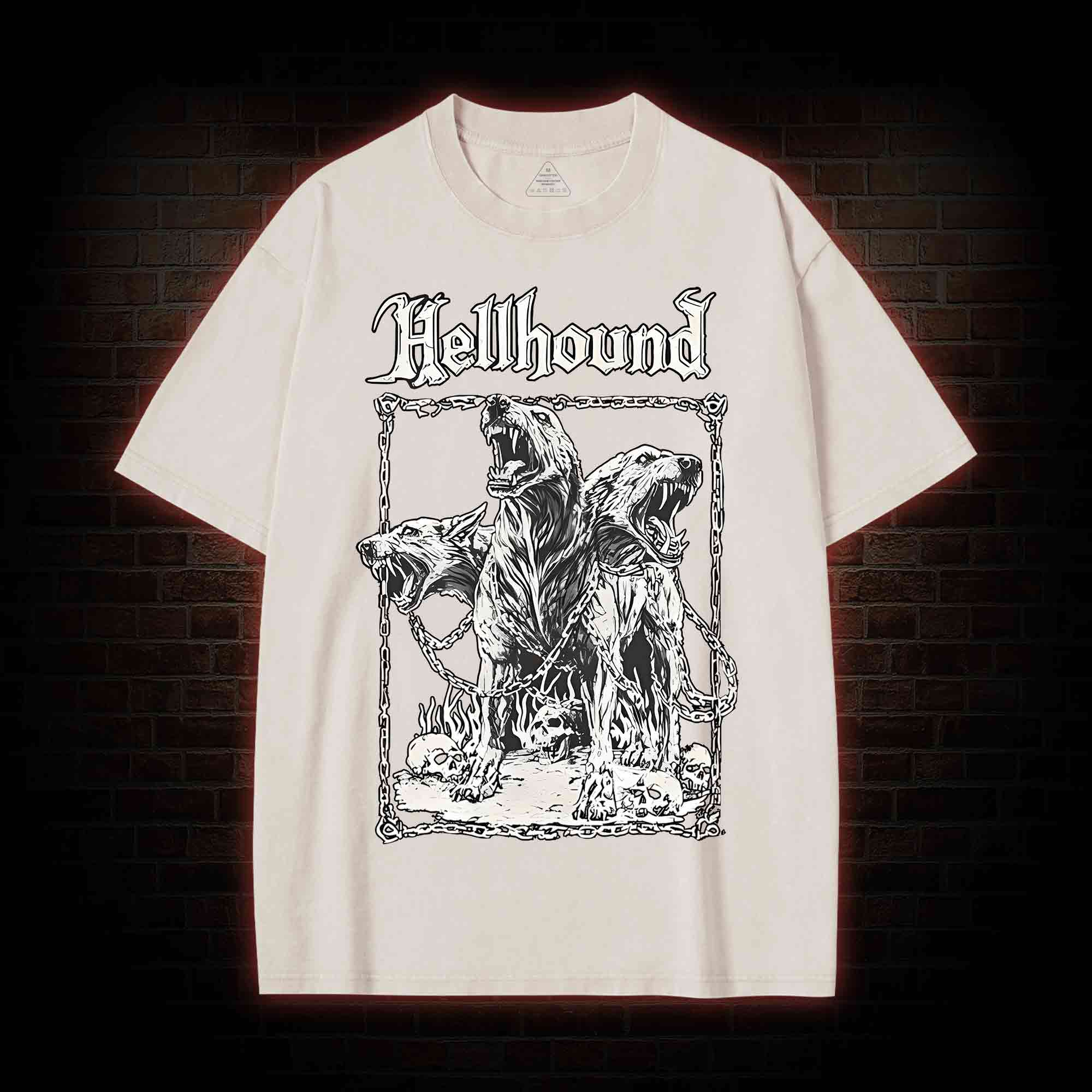 Hell Hound Cerberus Washed T-shirt