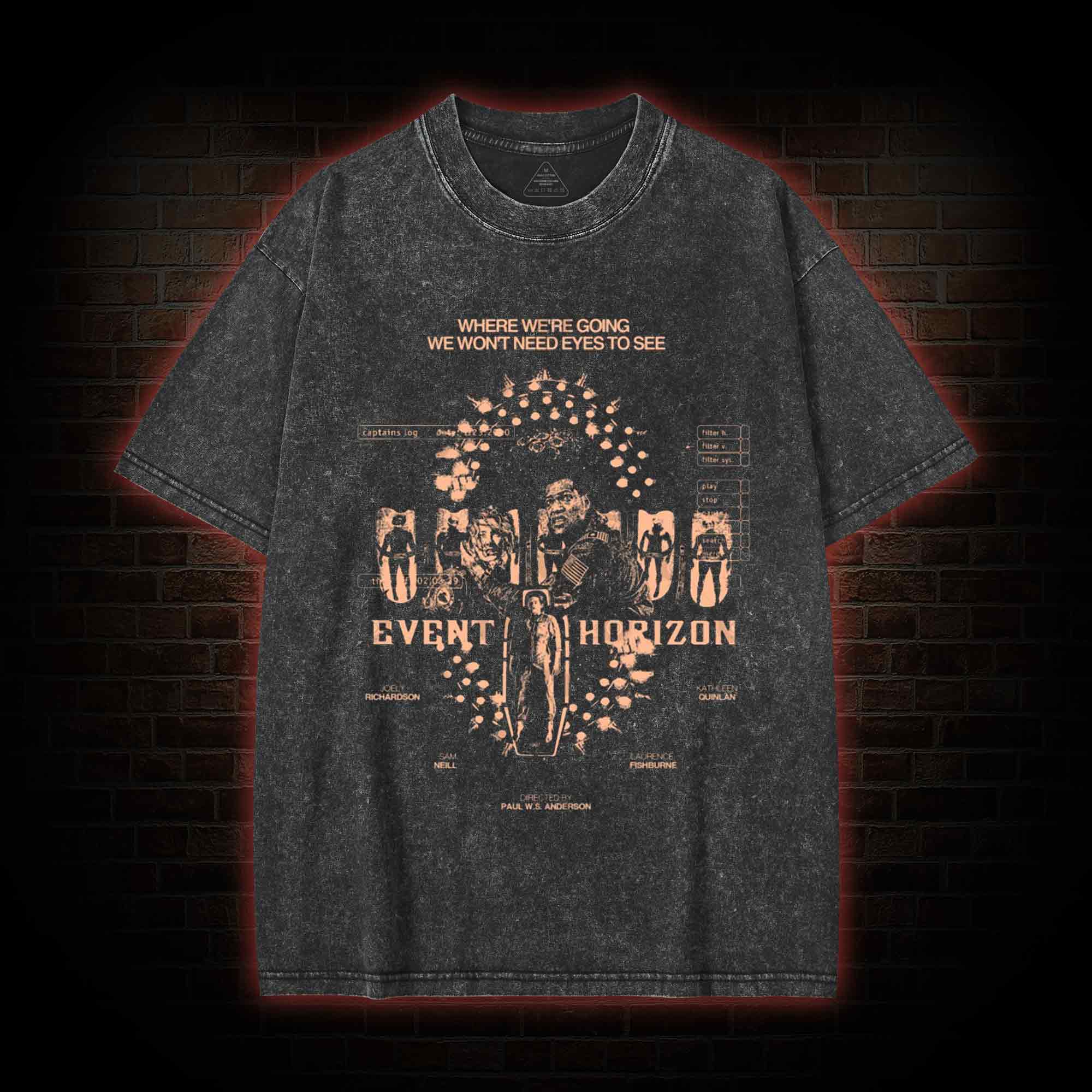 We Won't Need Eyes to See Washed T-shirt