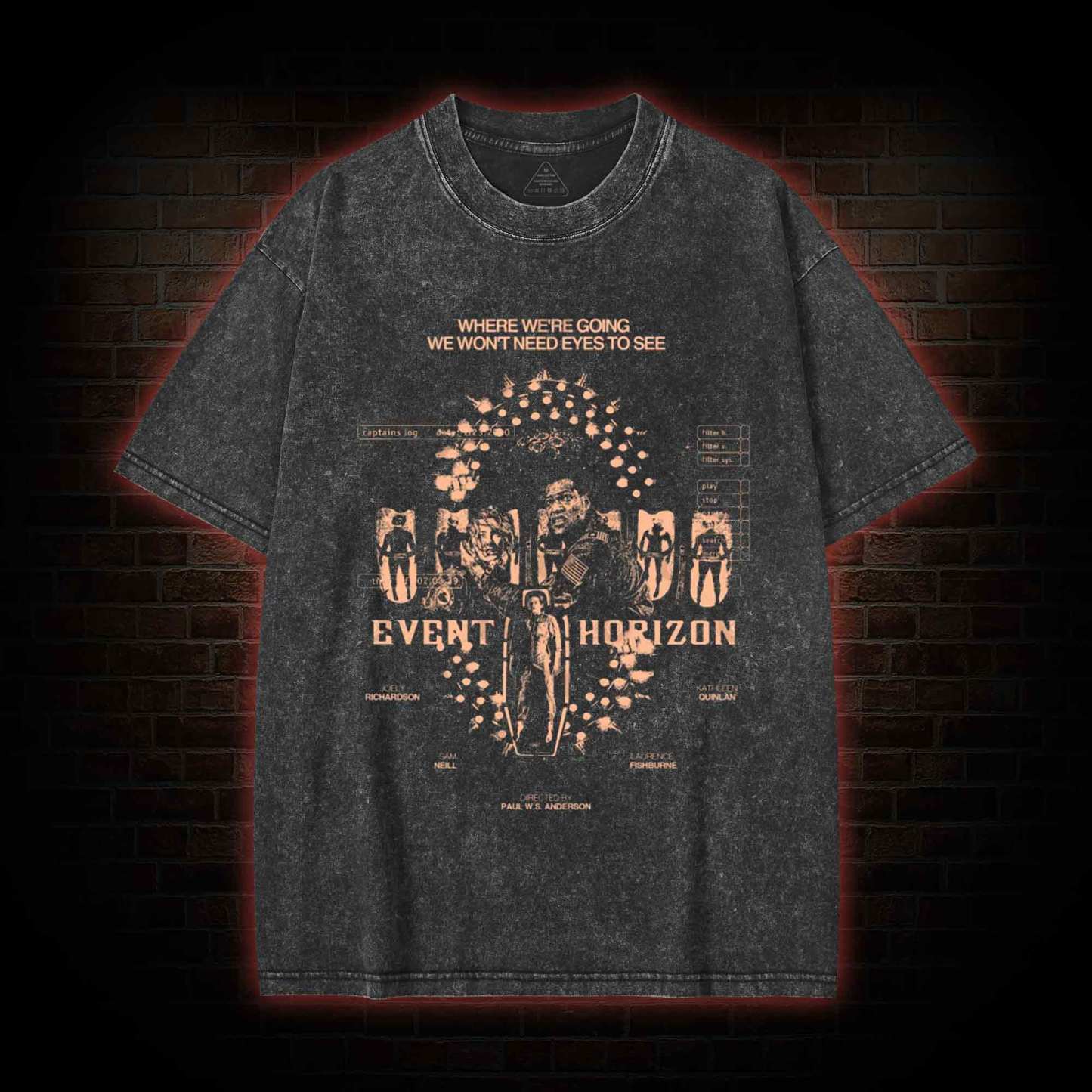 We Won't Need Eyes to See Washed T-shirt