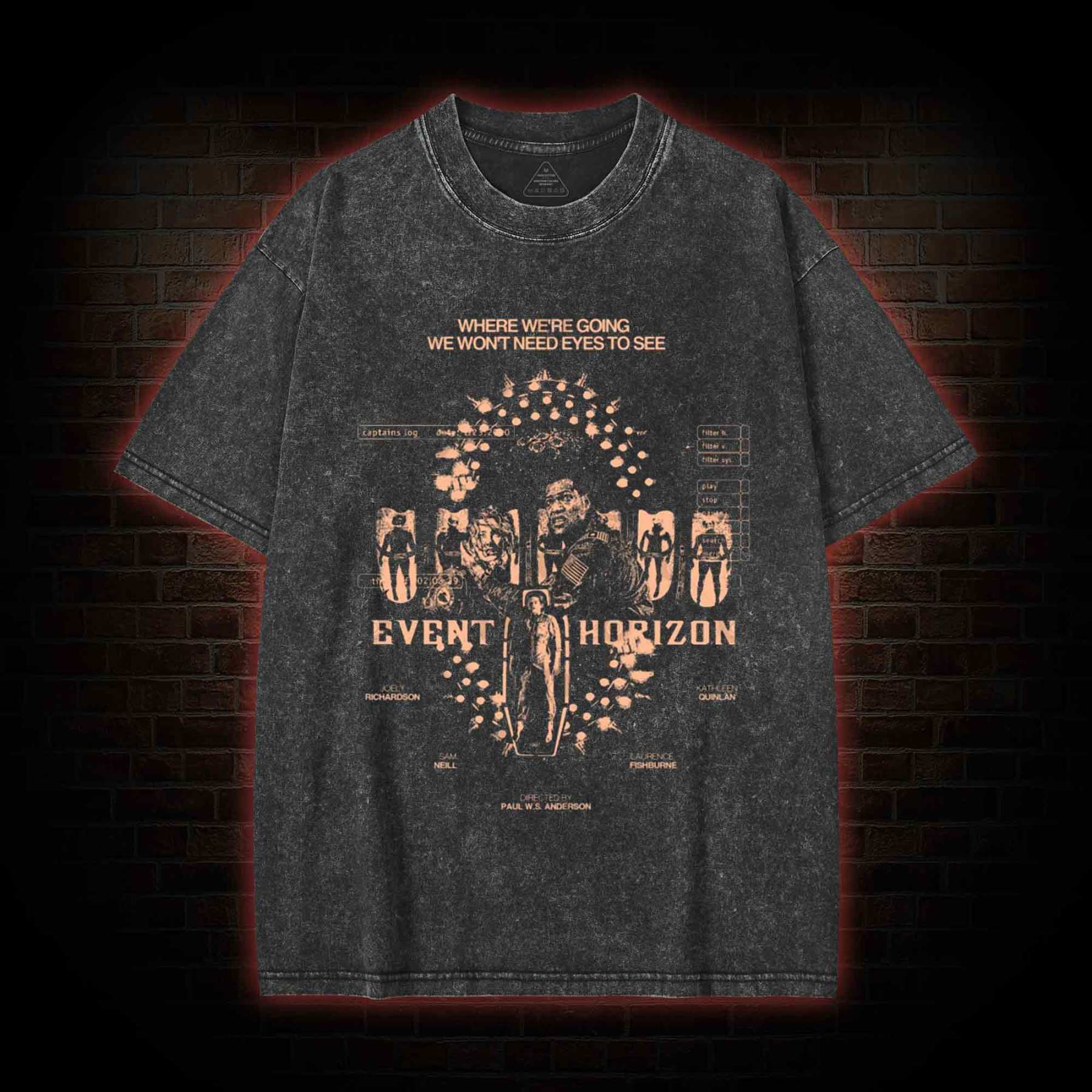 We Won't Need Eyes to See Washed T-shirt