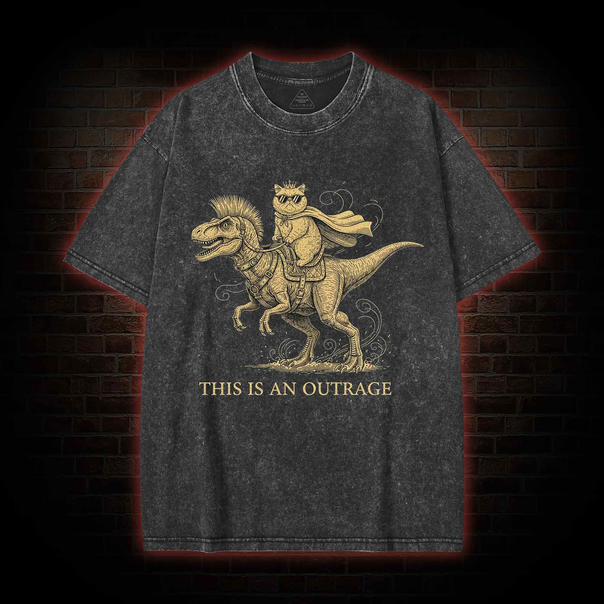 This is an Outrage Washed T-shirt