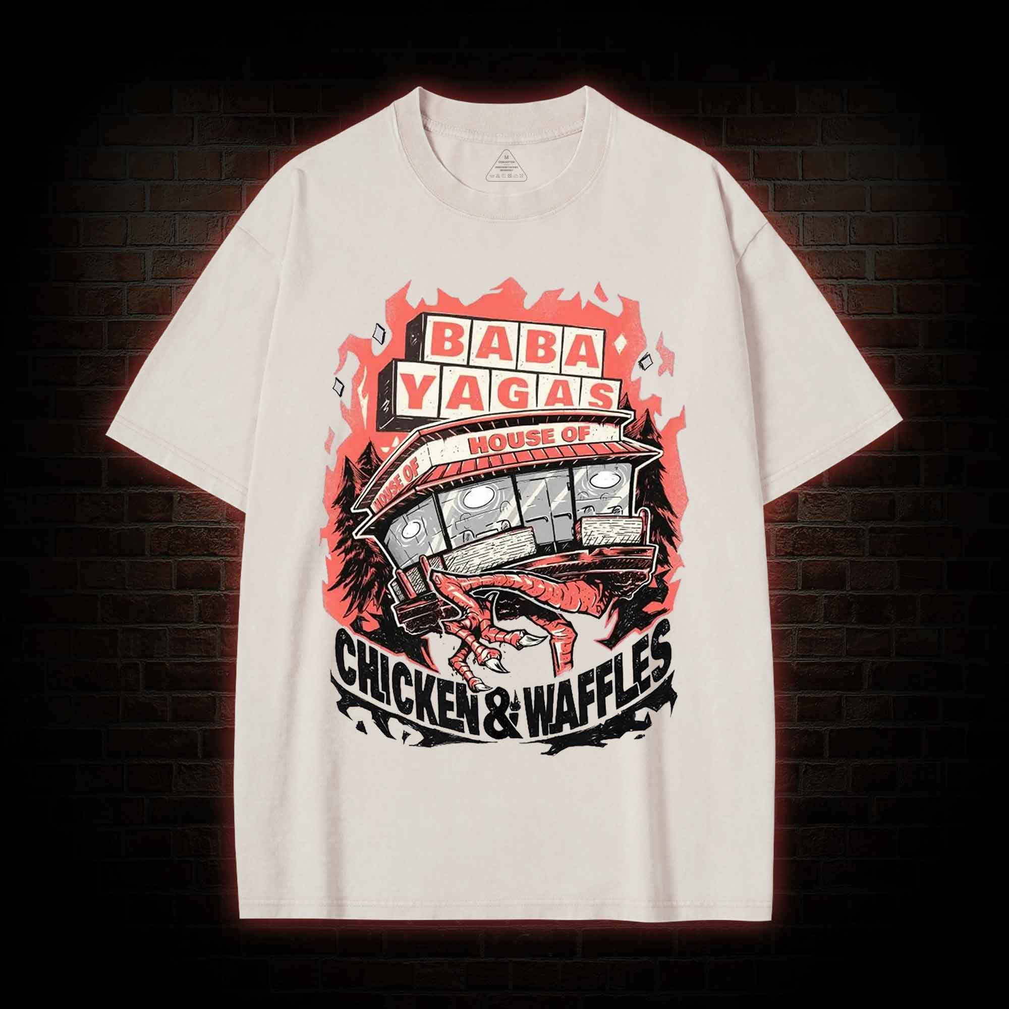 Chicken&Waffles Washed T-shirt