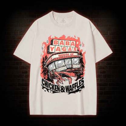 Chicken&Waffles Washed T-shirt