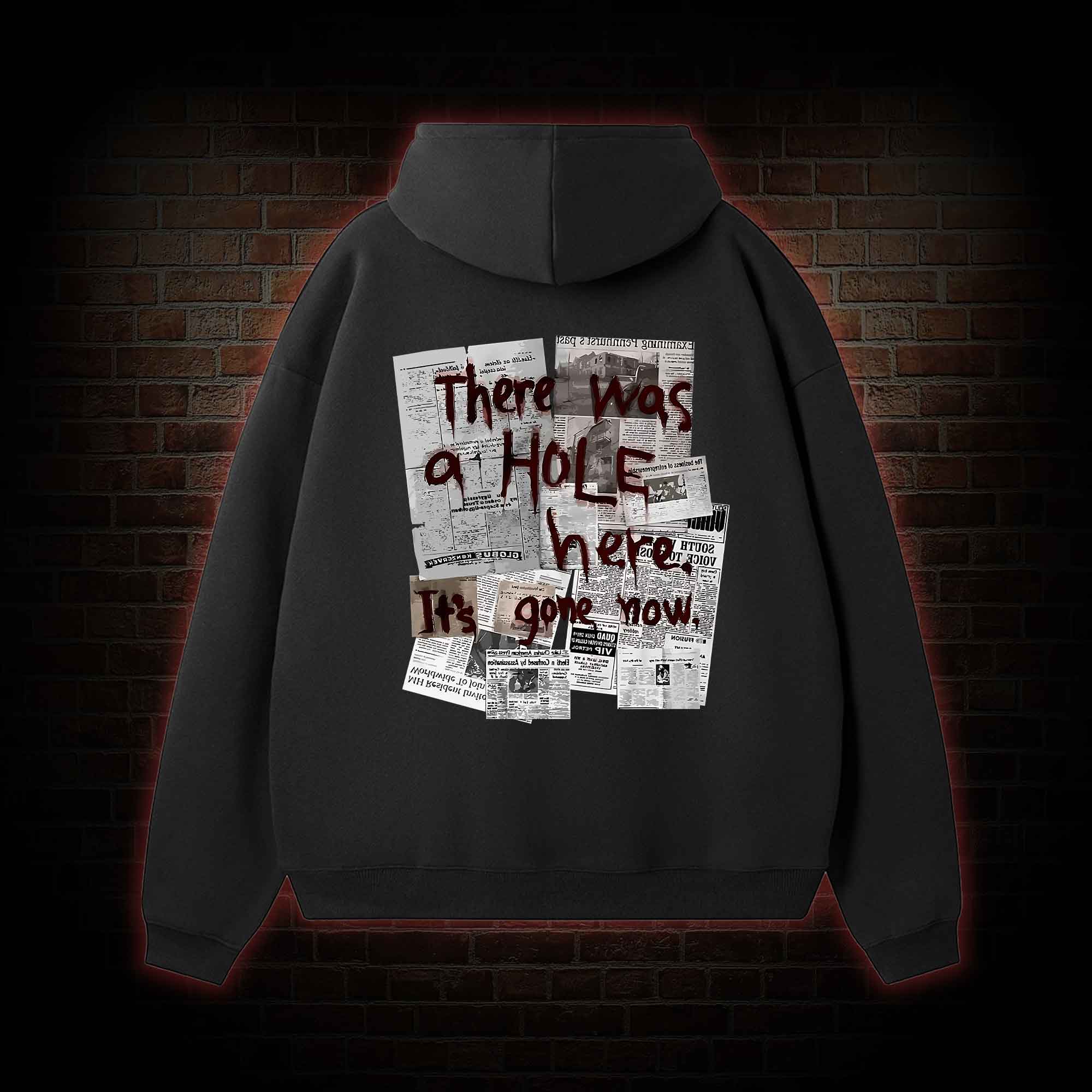 There Was a Hole Fleece Hoodie Set