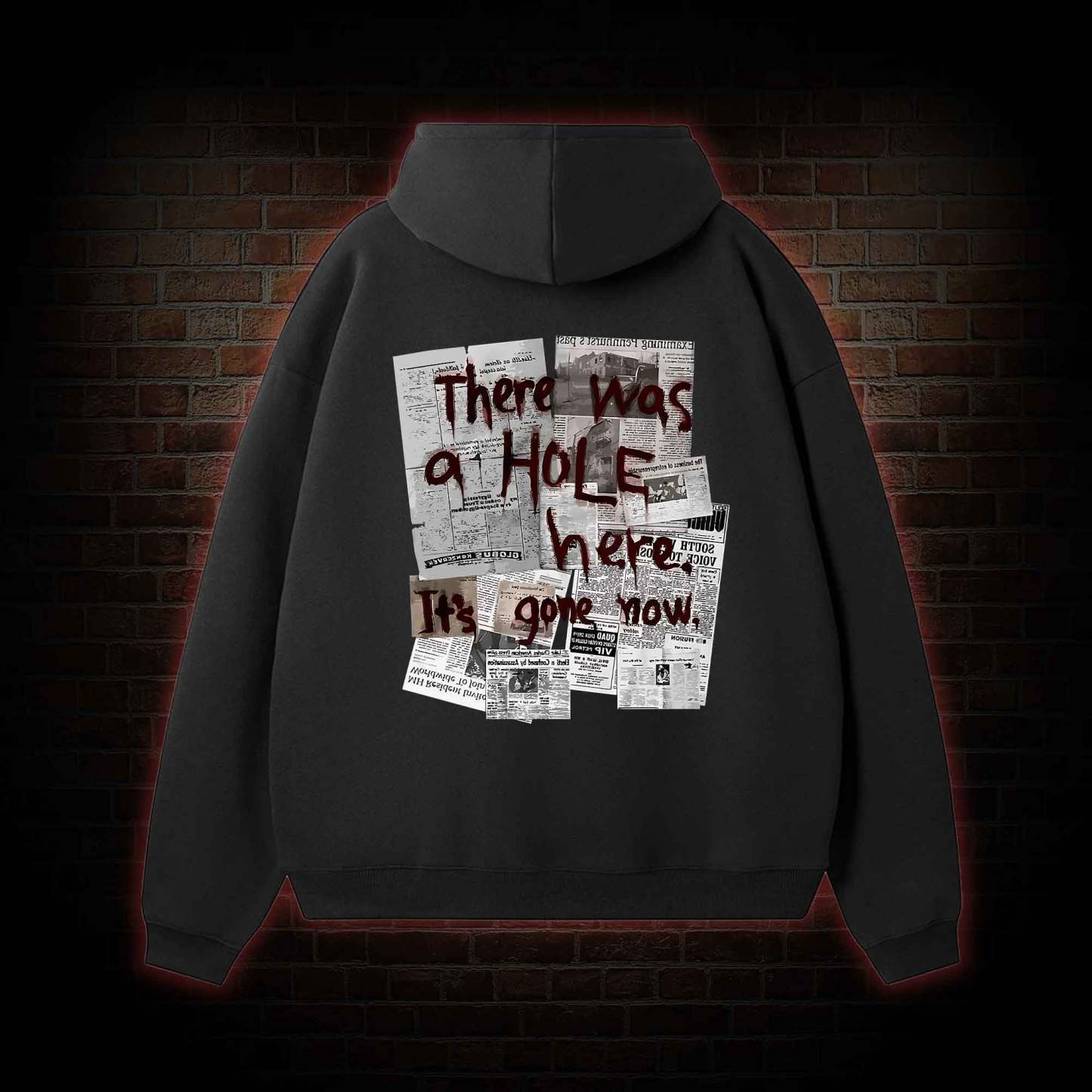 There Was a Hole Fleece Hoodie Set