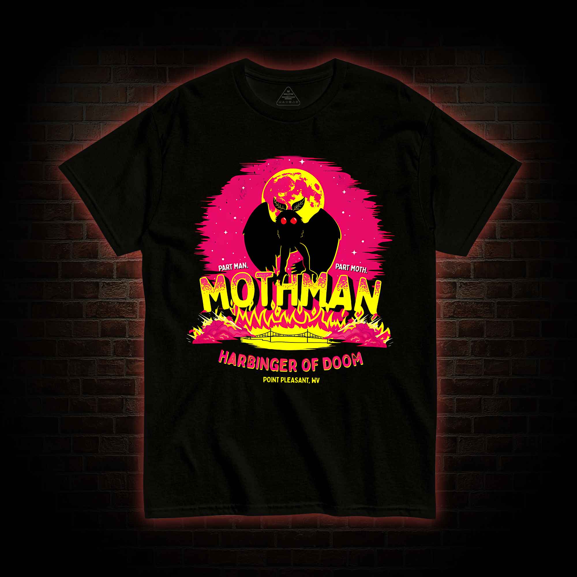 Mothman Harbinger of Doom T-shirt