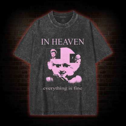 Everything Is Fine Washed T-shirt