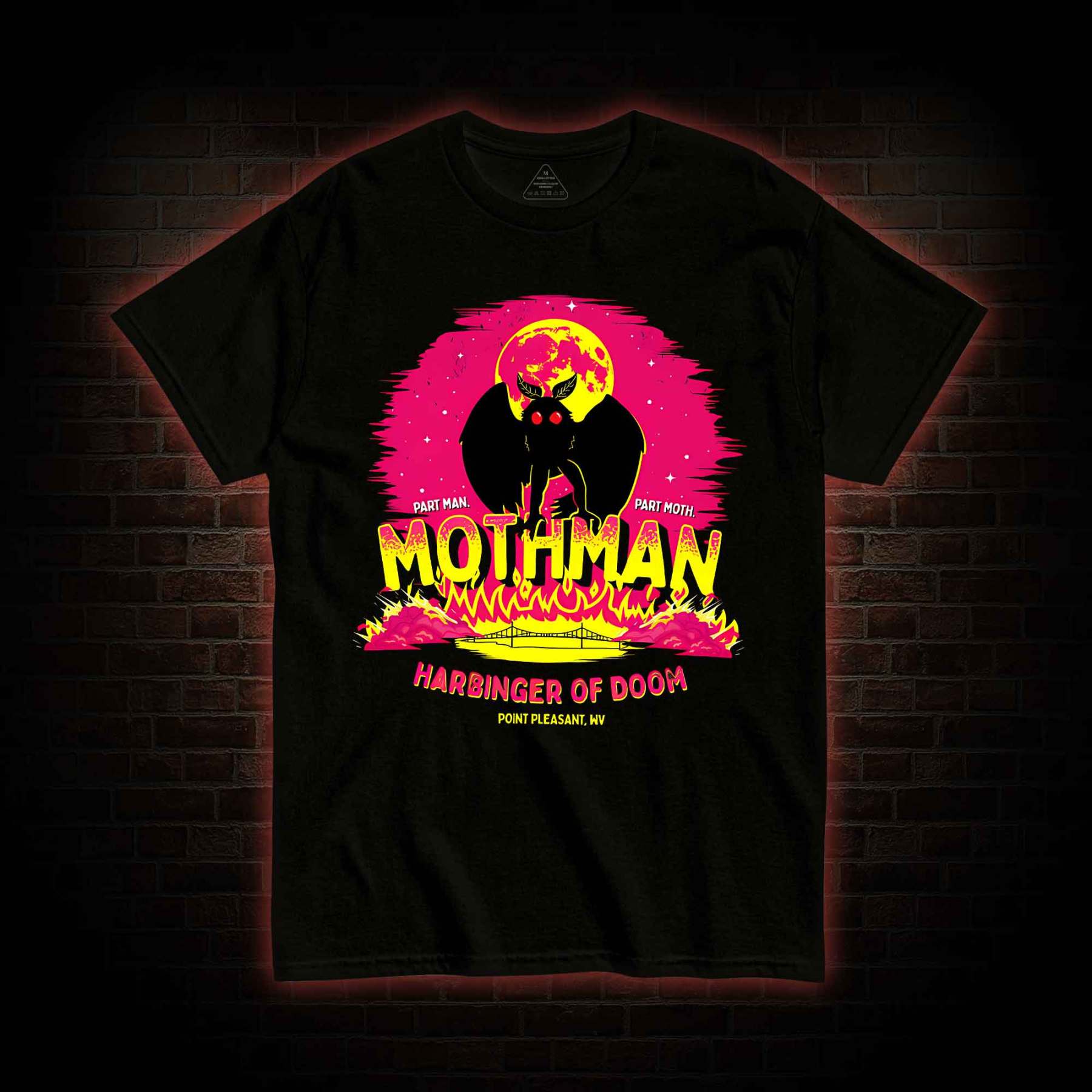 Mothman Harbinger of Doom T-shirt
