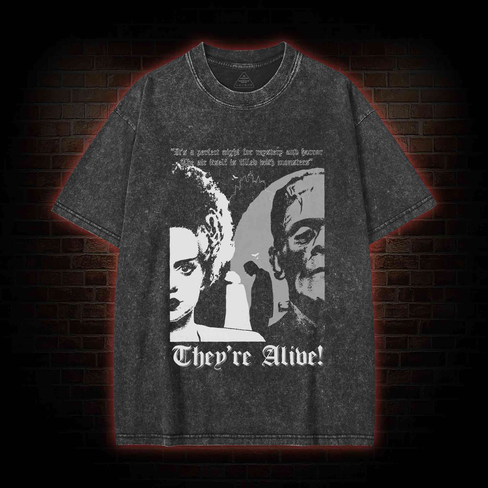 There're Alive! Washed T-shirt