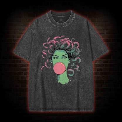 Medusa Bubble Gum Washed T-shirt