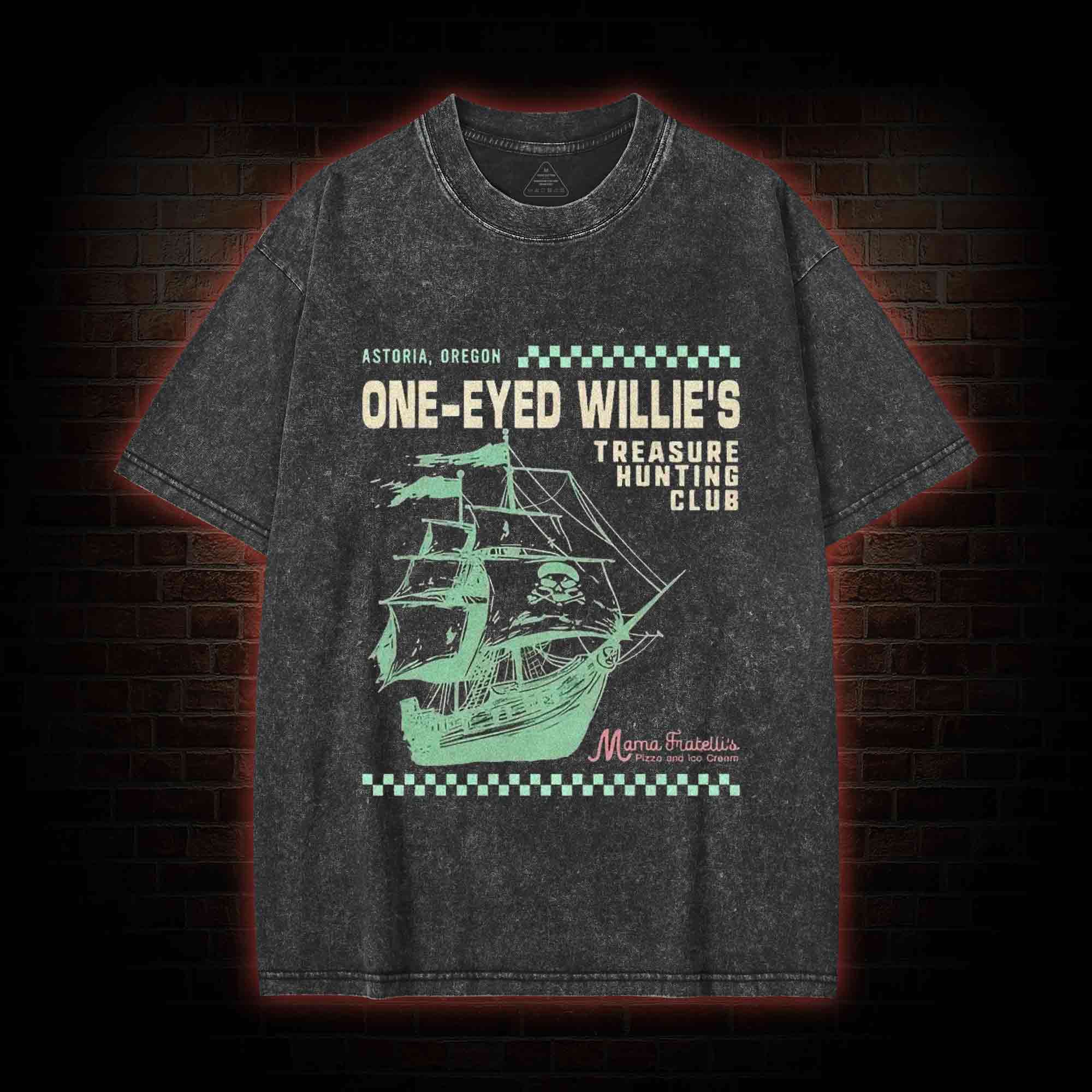 Treasure Hunting Club Washed T-shirt