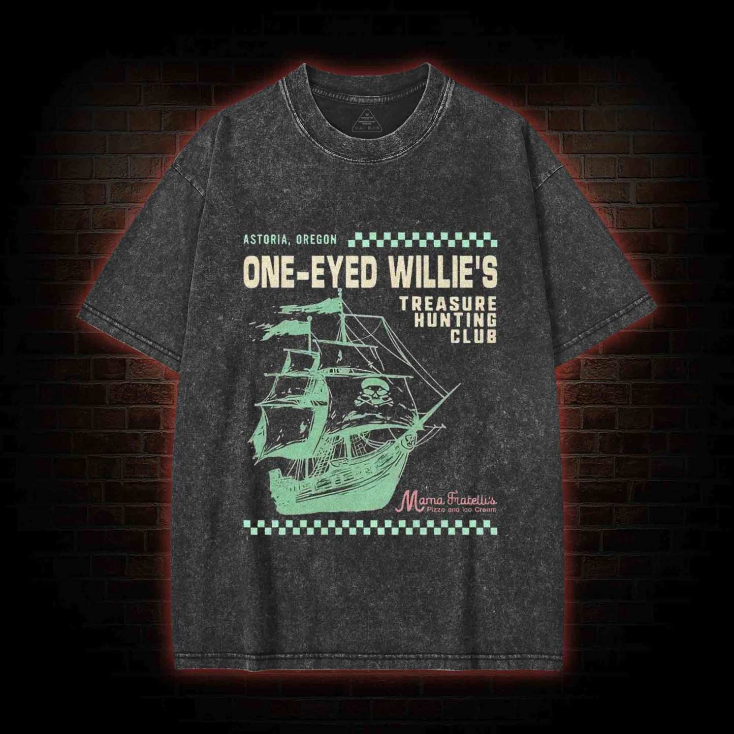 Treasure Hunting Club Washed T-shirt