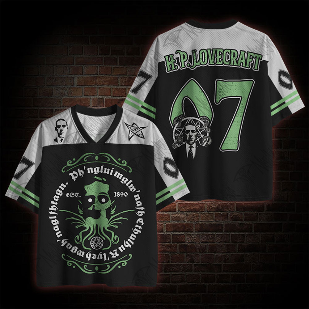 H. P. Lovecraft Mesh Jersey