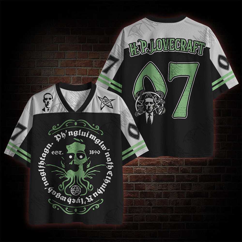 H. P. Lovecraft Mesh Jersey