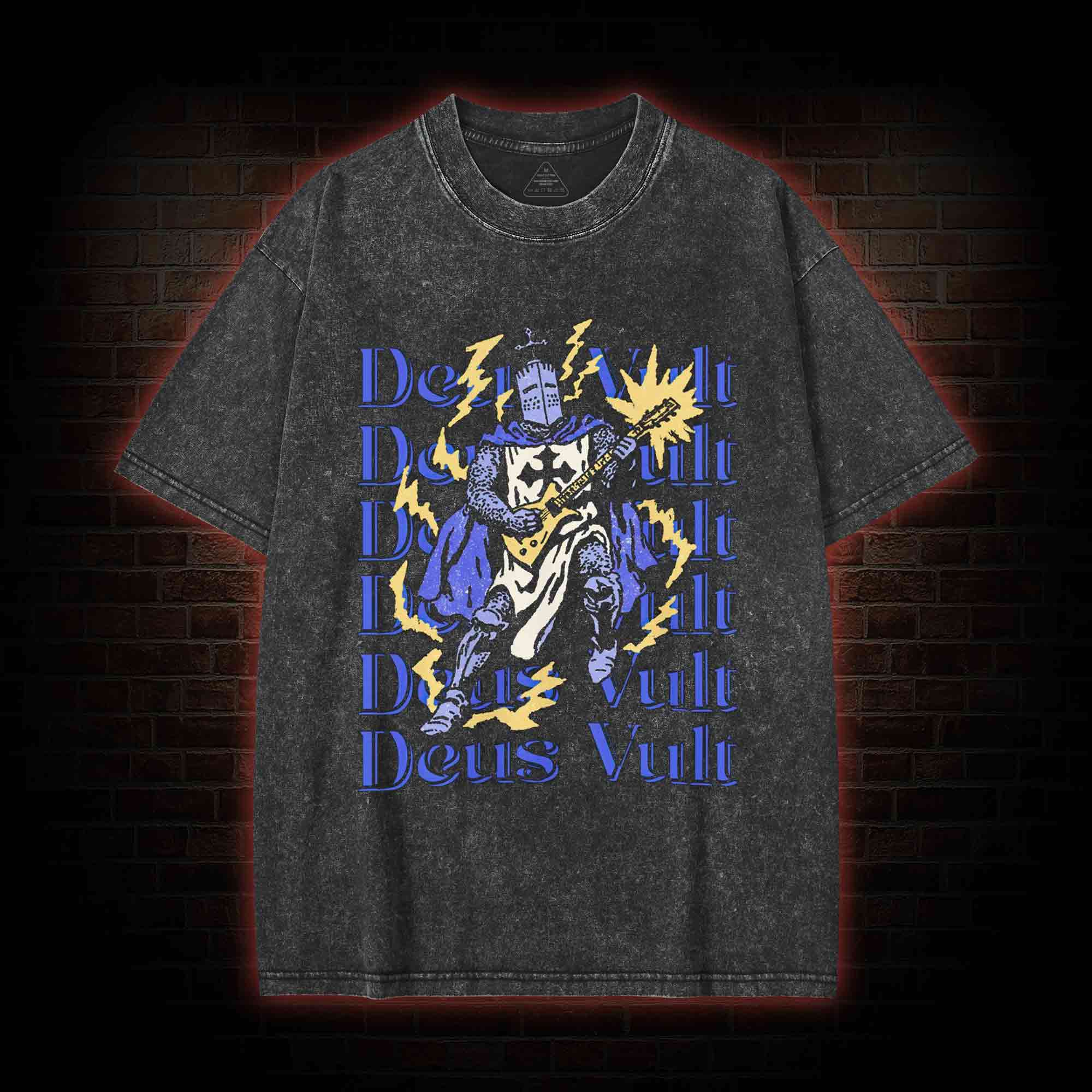 Deus Vult Washed T-shirt