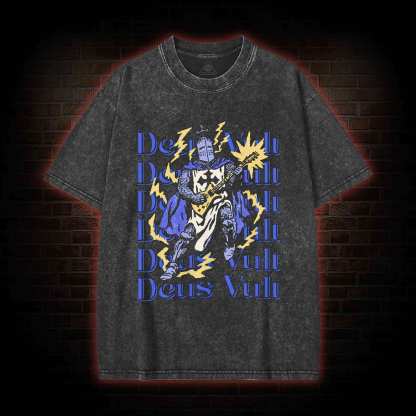 Deus Vult Washed T-shirt