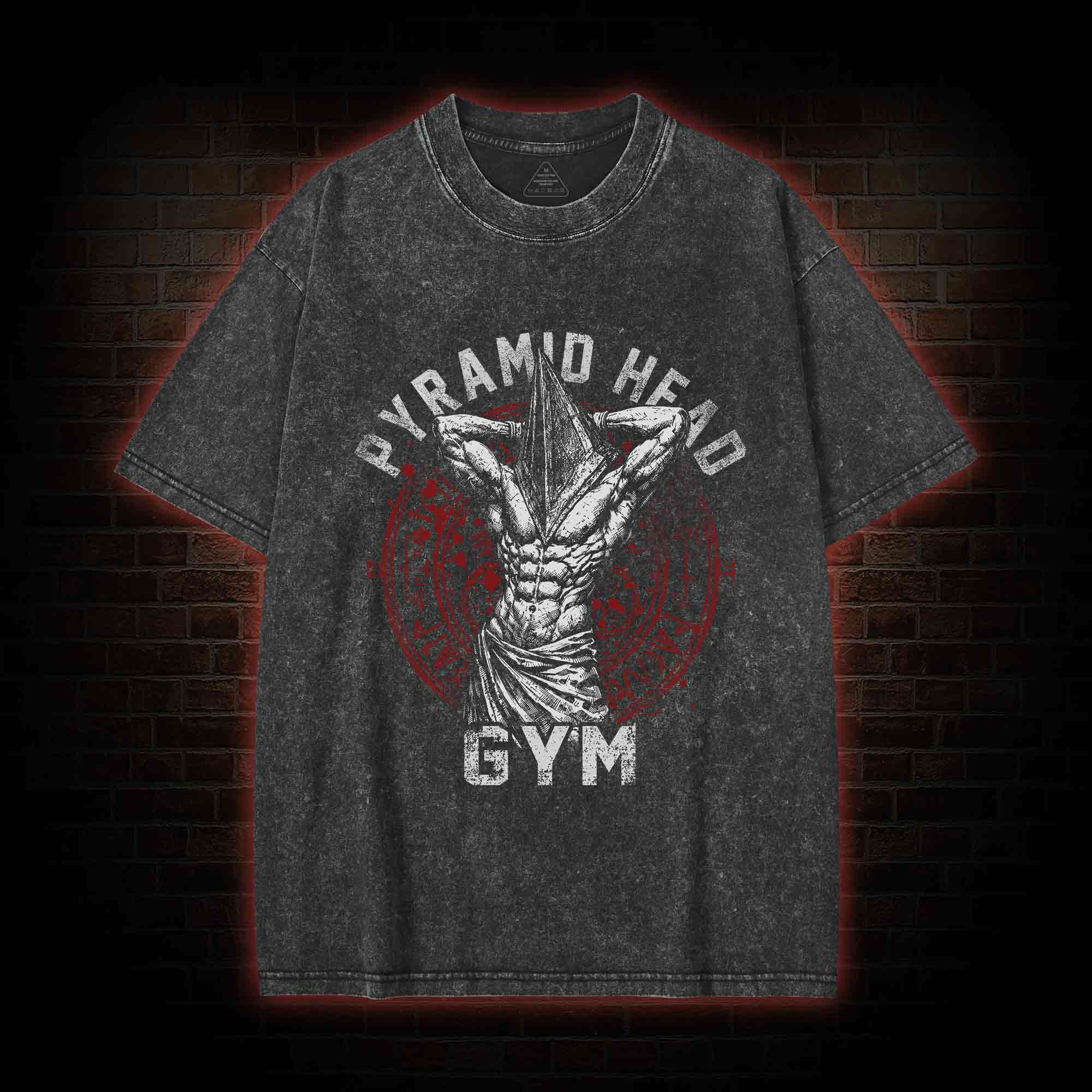 Pyramid Head Gym Washed T-shirt