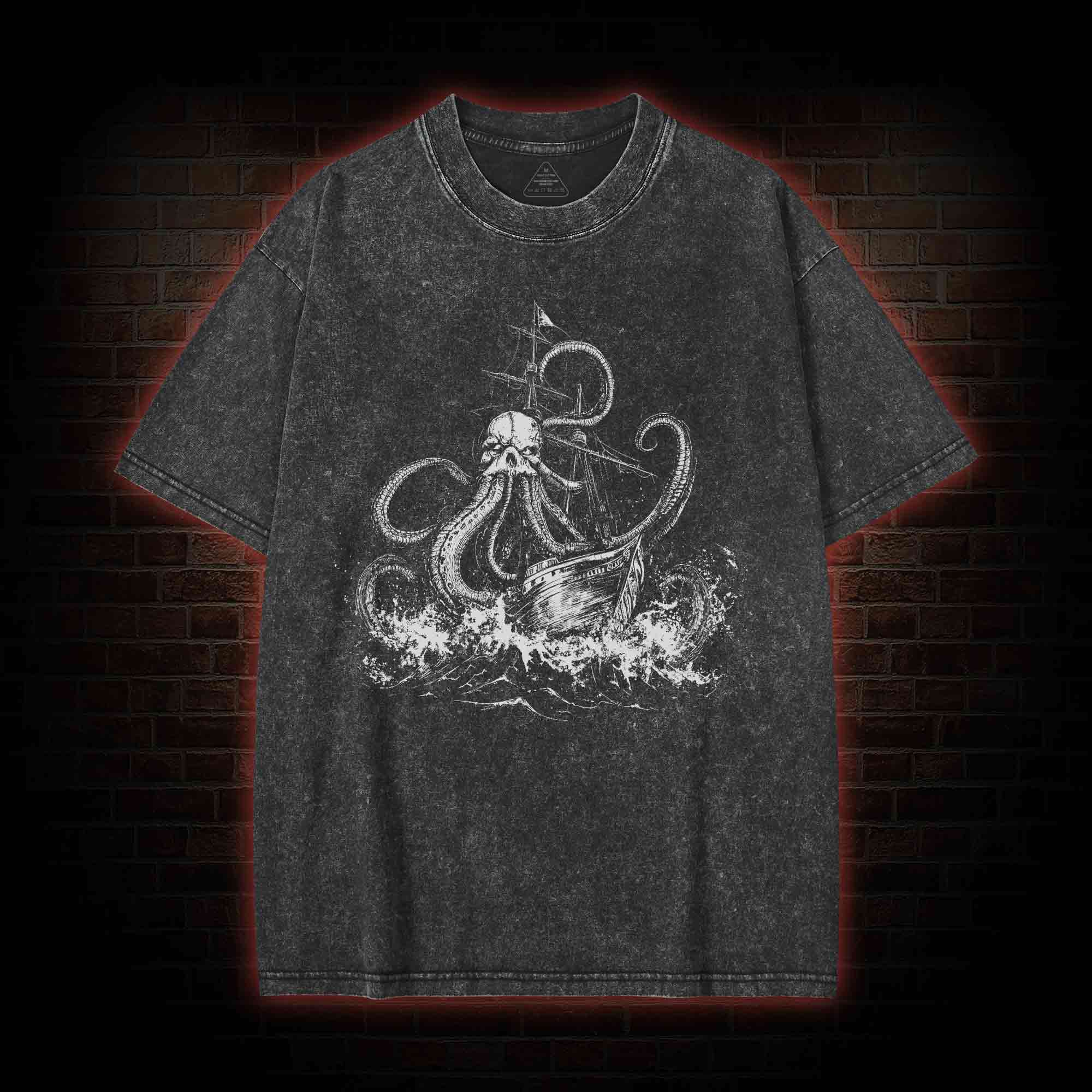Octopus Washed T-shirt