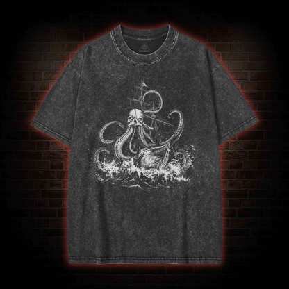 Octopus Washed T-shirt