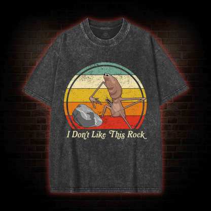 The Worm Funny Washed T-shirt