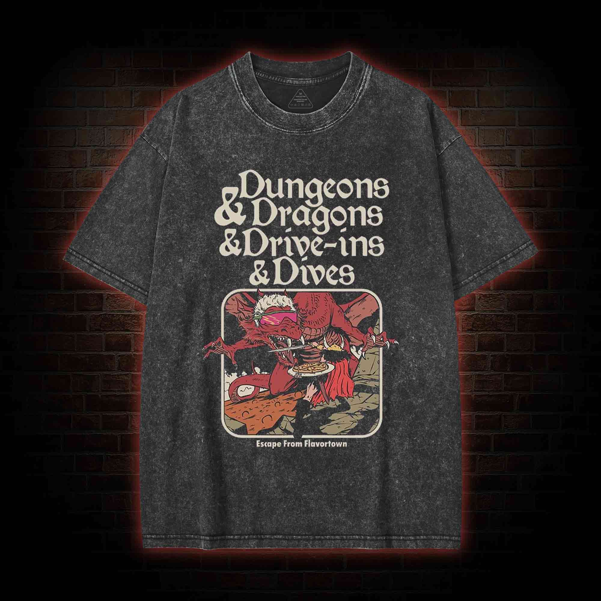 Escape from Flavortown Washed T-shirt