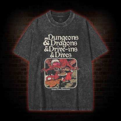 Escape from Flavortown Washed T-shirt