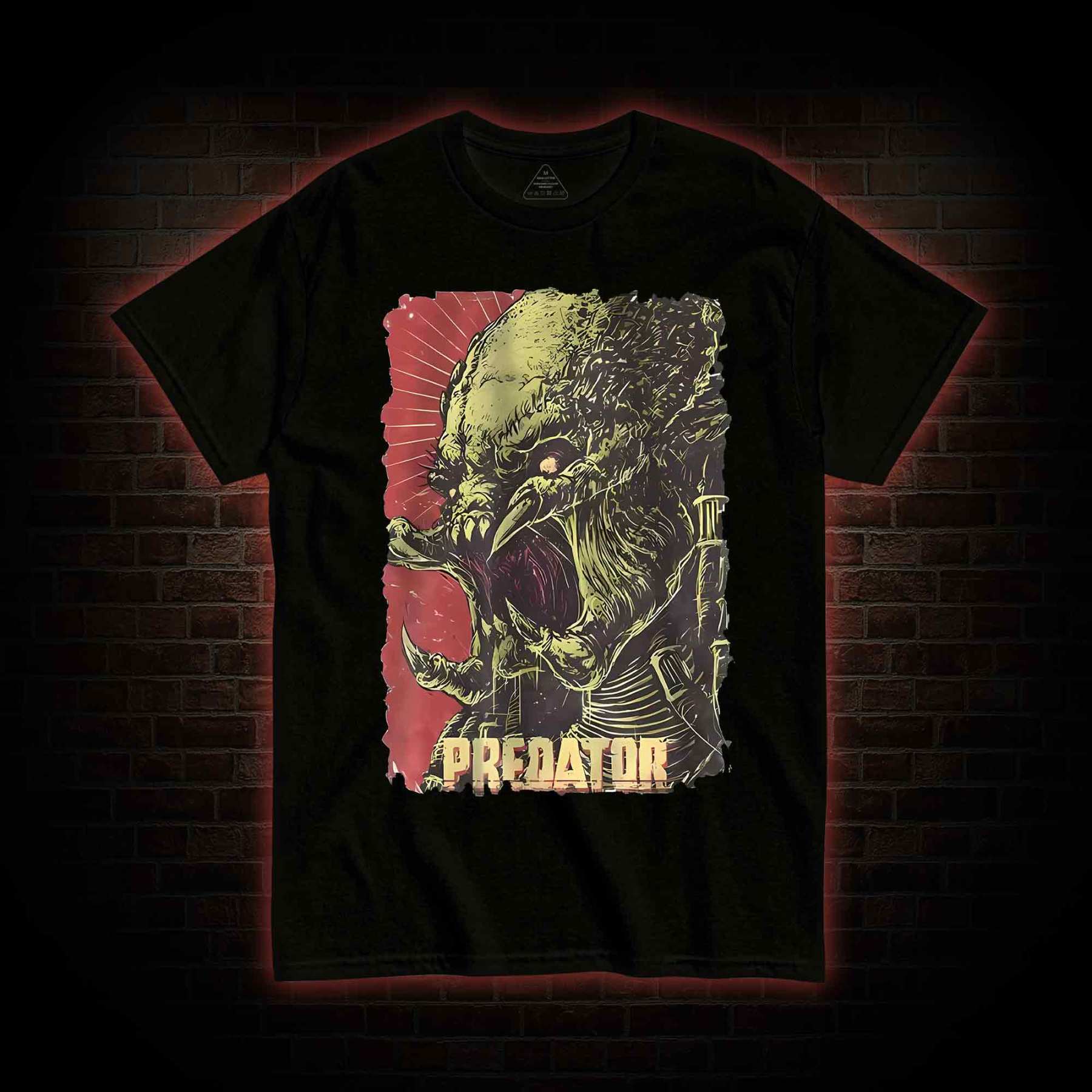 Alien Vs Alien Hunter Vintage Movie T-shirt