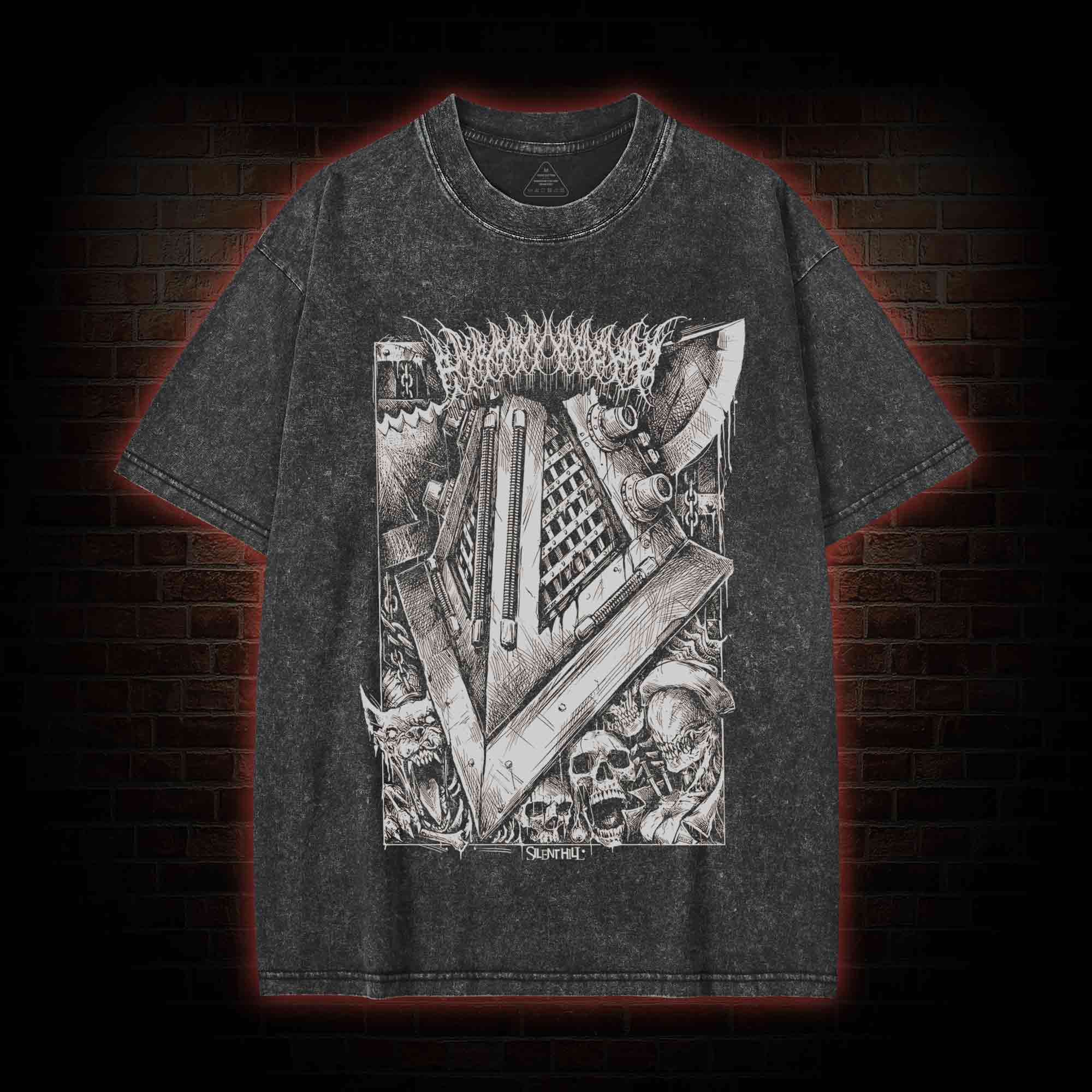 Pyramid Head Vintage Washed T-shirt