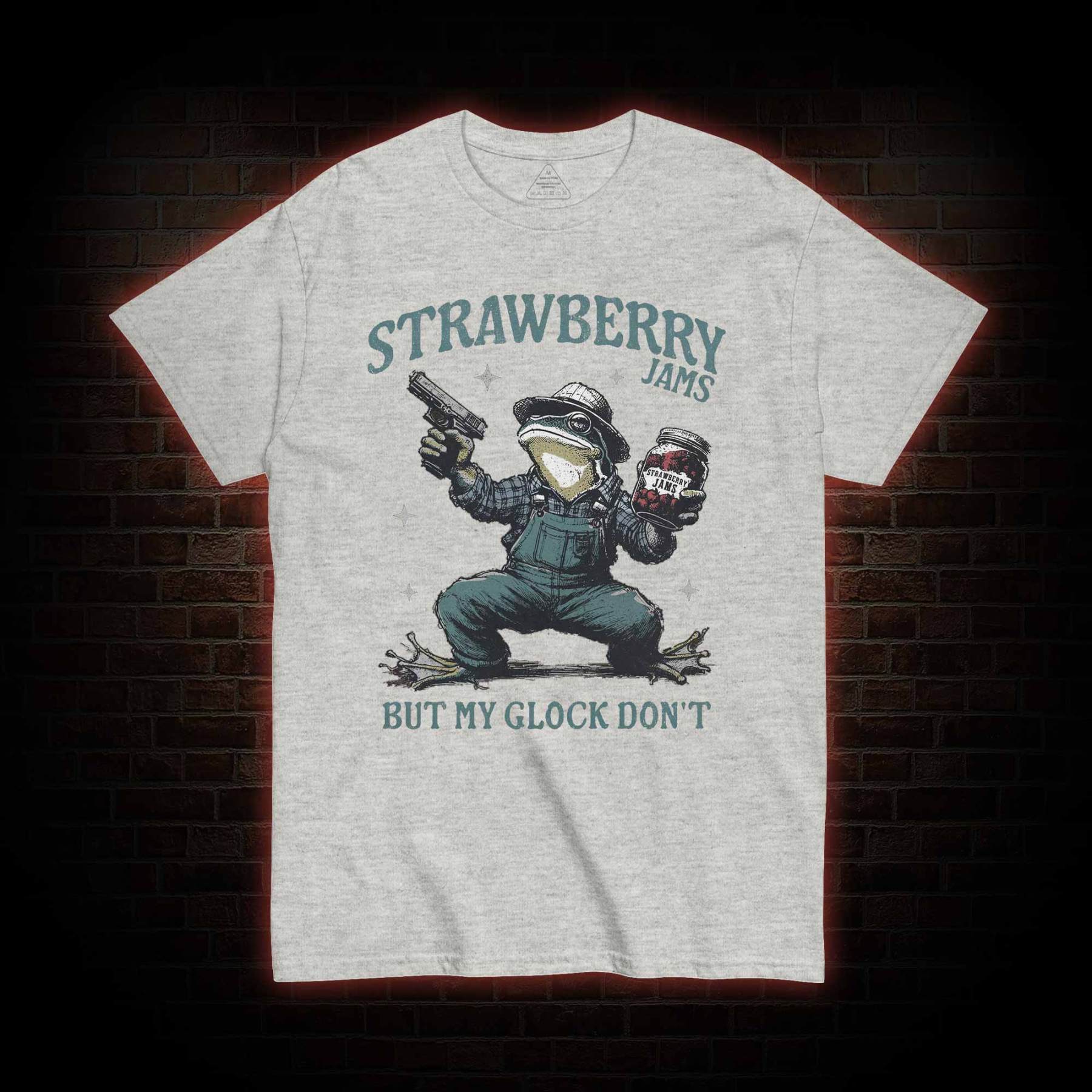 Strawberry Jams but My Glock Don't T-shirt