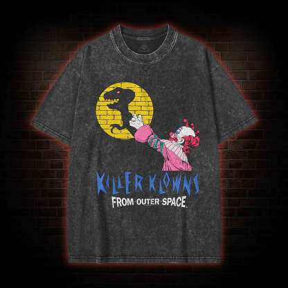 Shadow Puppet Clowns Washed T-shirt