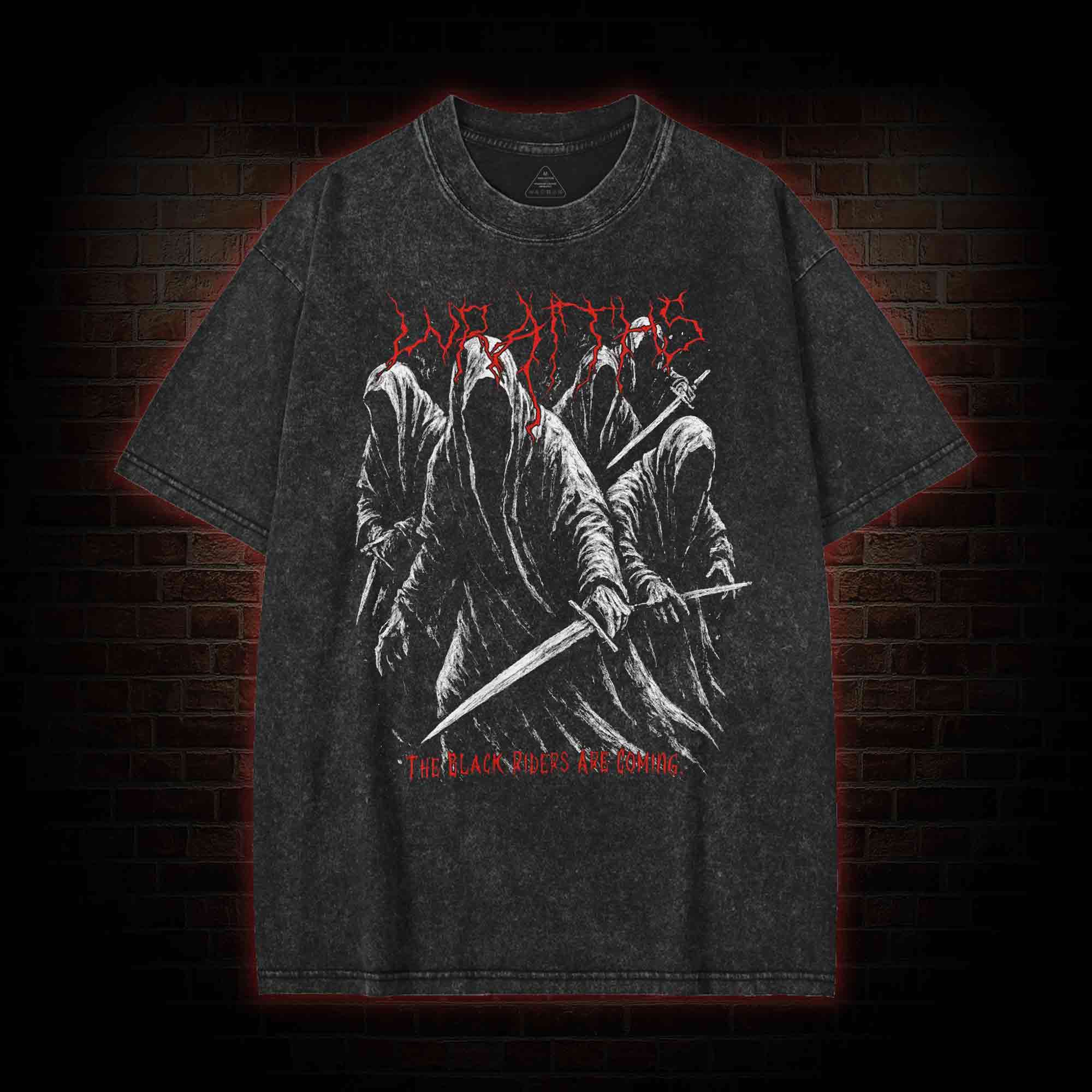 The Black Riders are Coming Washed T-shirt