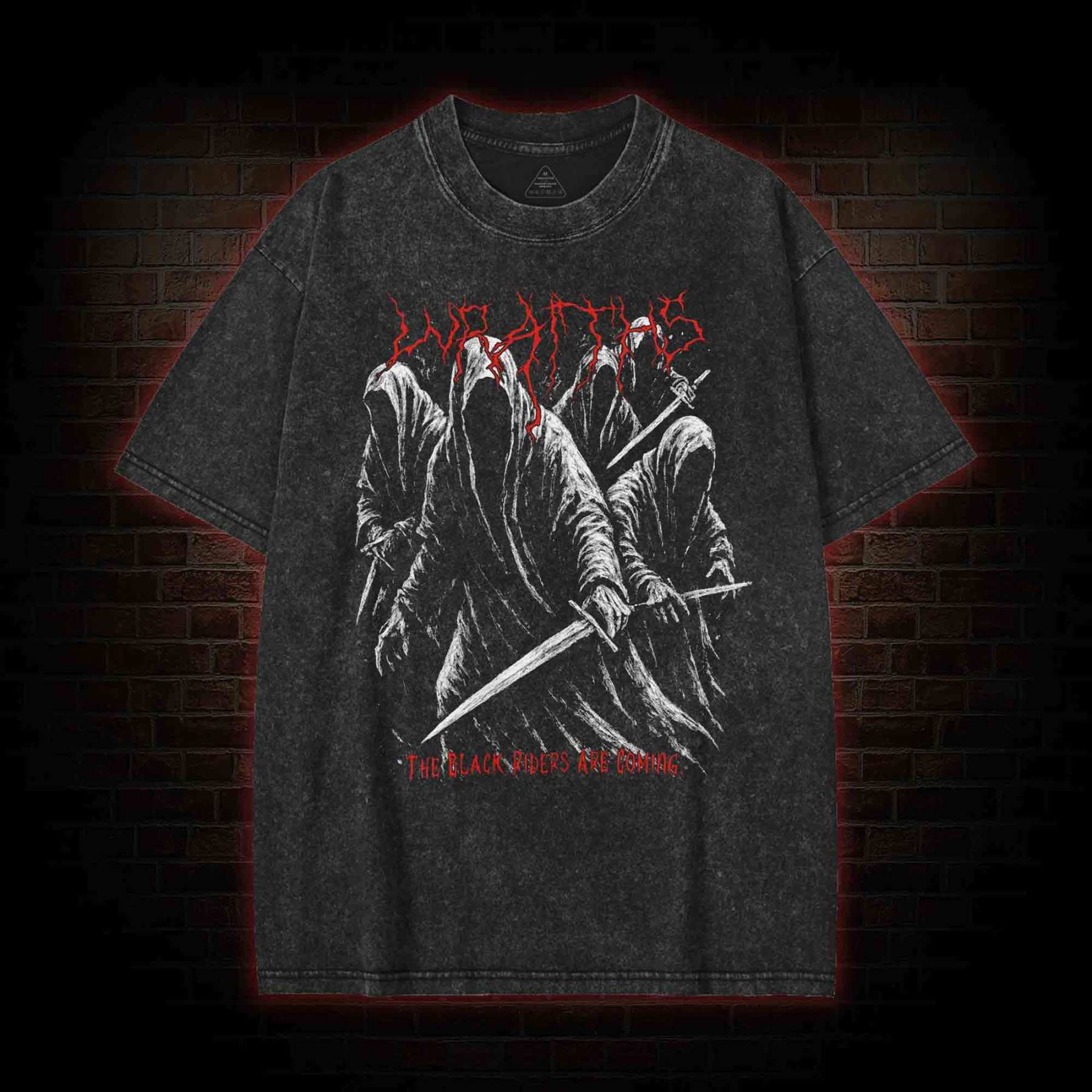 The Black Riders are Coming Washed T-shirt