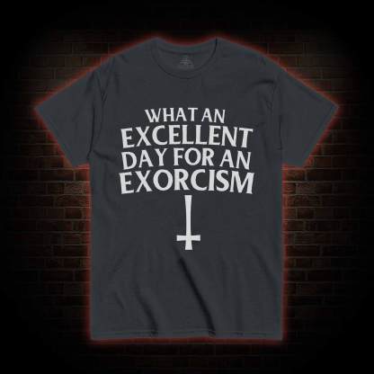 What an Excellent Day for an Exorcism T-shirt