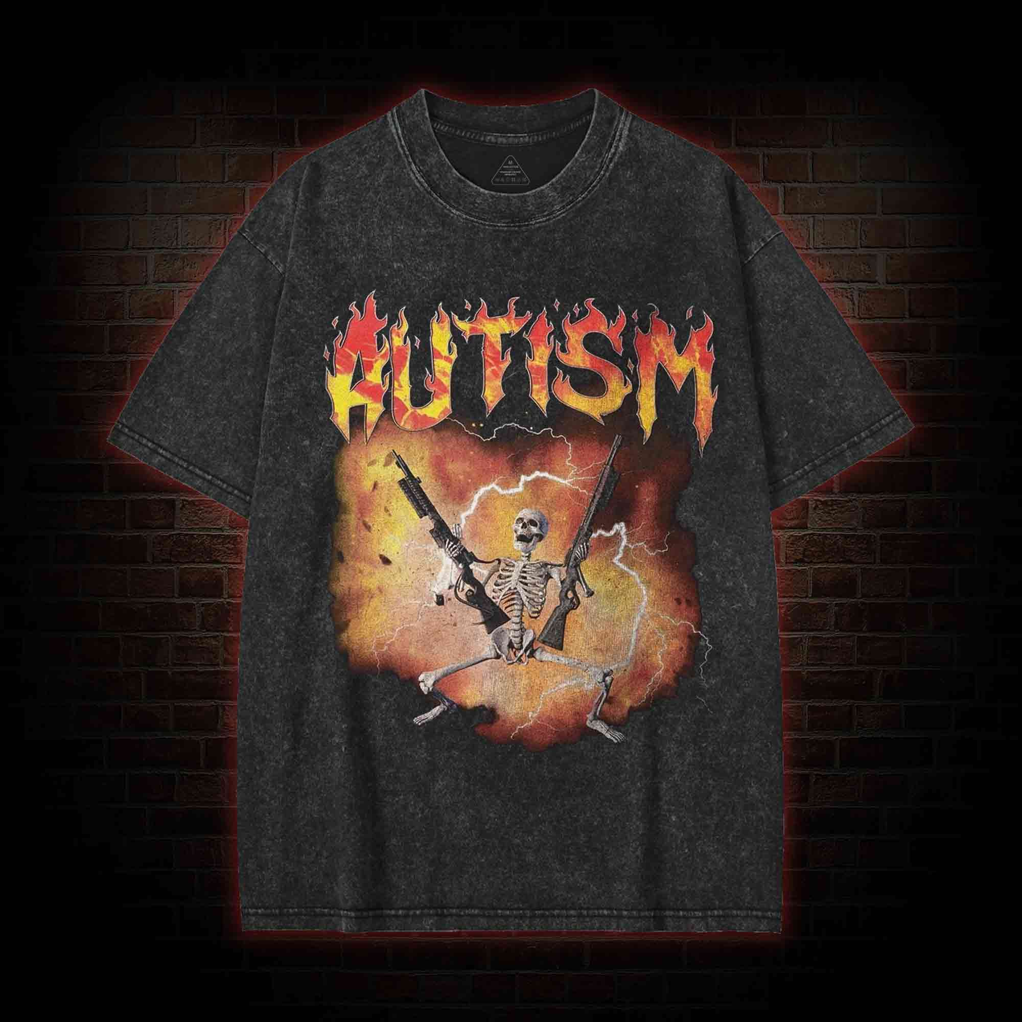 Autistic Washed T-shirt