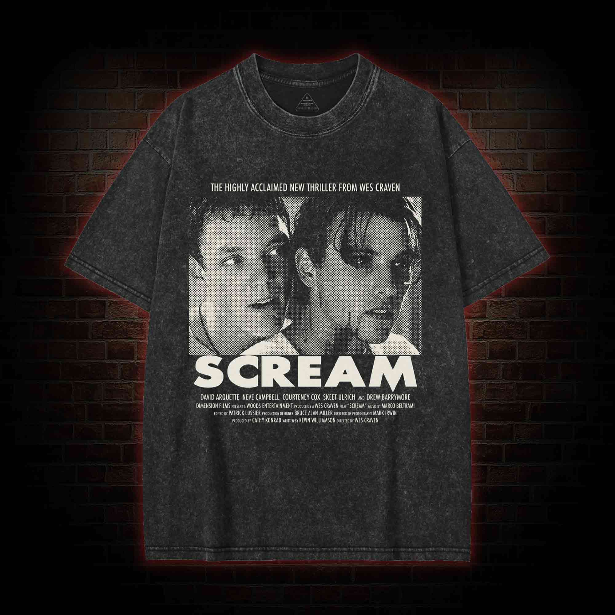 What's Your Favorite Scary Movie? Washed T-shirt